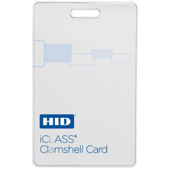 Tarjeta HID iCLASS 2080- Tipo ClamShell, sin marcacion.