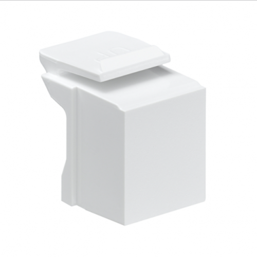 Inserto Ciego Leviton QuickPort 41084-0BW | Tapa para Placas y Paneles