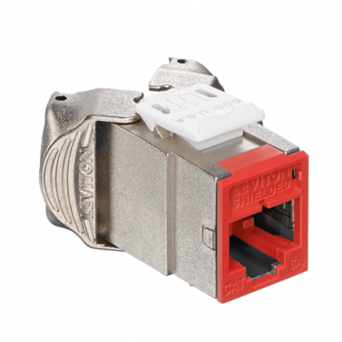 Jack Blindado Atlas-X1 Cat 6A | Leviton QuickPort Shielded Component