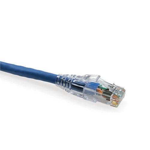 Patch cord cat 6 - 7 pies - azul. Soporta PoE hasta 100W