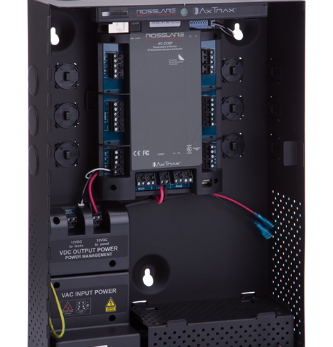 Rosslare AC-225IP-B | Panel de Control de Acceso en Red Expandible (2-4 Lectoras)