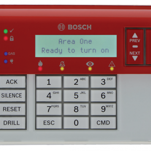 Bosch B926F | Teclado de Incendio Alfanumérico SDI2 para Alarma Bosch