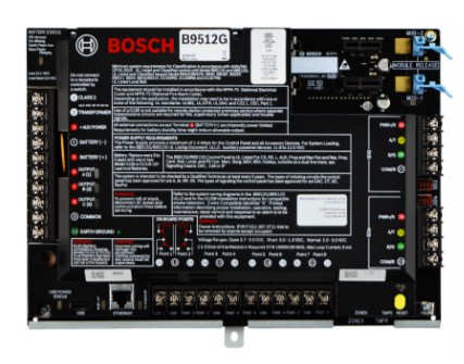 Panel de control IP B9512G, 32 áreas, 599 zonas Serie G