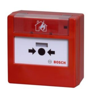 Estación Manual direccionable con opción de rearme, montaje en superficie, rojo.