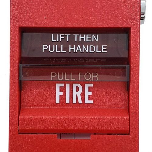 Estación manual de alarma de fuego con doble acción para paneles VS