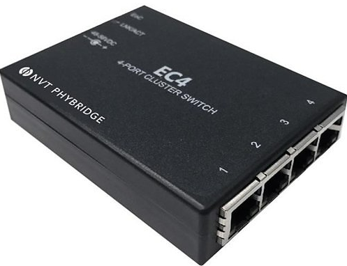 NVT Phybridge EC-Base NV-EC-04 | Extensor Ethernet y PoE+ sobre Coaxial