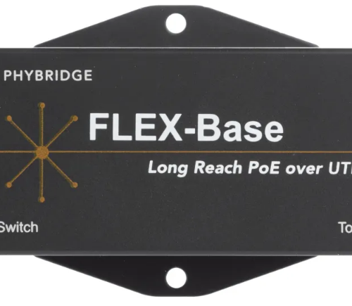 NVT Phybridge FLEX-Base | Extensor PoE de Largo Alcance (610m) sobre UTP
