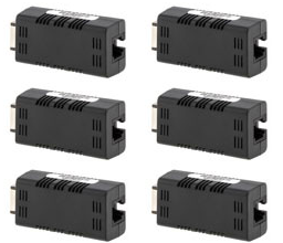 NVT Phybridge PhyLink NV-PLLK-6 | Adaptador Ethernet y PoE sobre UTP de 1 Par