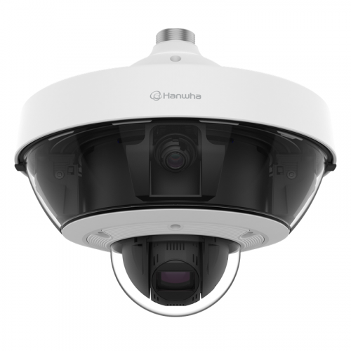 Cámara Multi-direccional Hanwha PNM-9322VQP: 5 Canales y 22MP