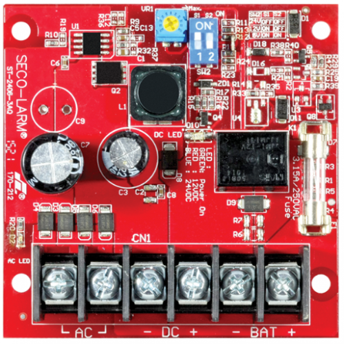 Fuente de Alimentación SECO-LARM ST-2406-3AQ | Cargador 6/12/24 VDC