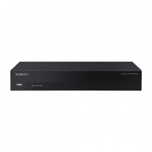 Grabador NVR Hanwha XRN-420S: 4 Canales, 8MP y 4 Puertos PoE