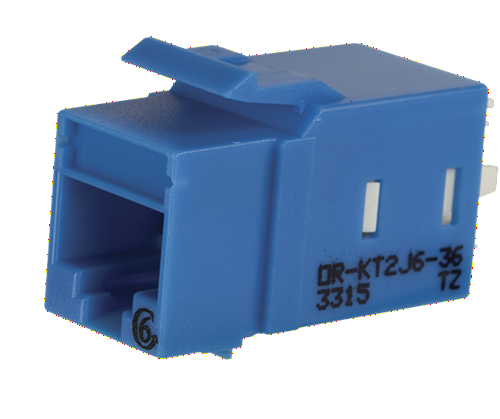 Jack Keystone Cat6 Azul Legrand Ortronics - Calidad y Facilidad de Instalación