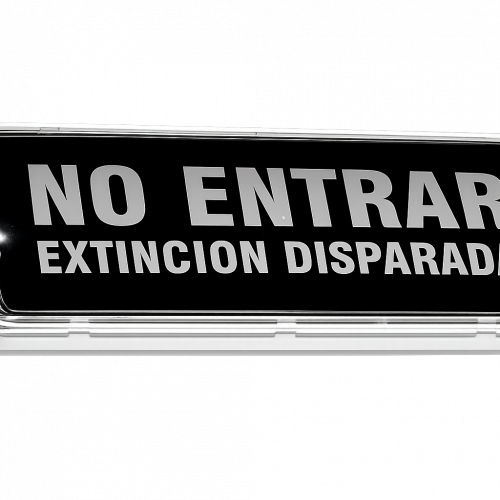 Rótulo Luminoso Advantronic RA 95: Señalización de Extinción Disparada IP65