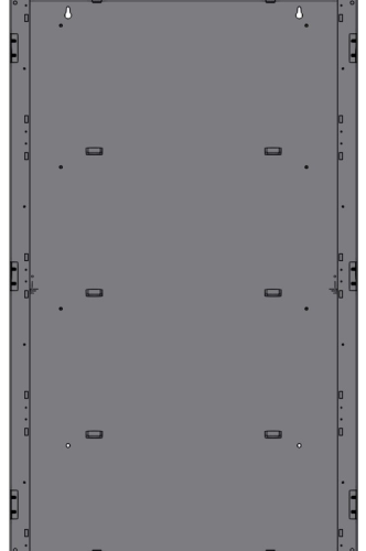 Caja Posterior Notifier SBB-C5: Gabinete Mediano Serie CAB-5 para Paneles de Alarma
