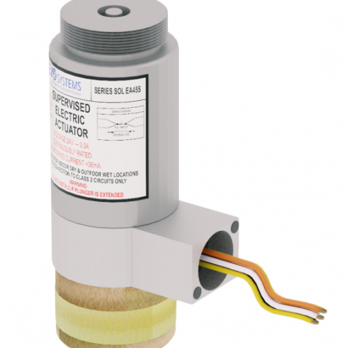 Actuador Eléctrico SEVO SOL-EA45S con Interruptor de Supervisión para Incendios