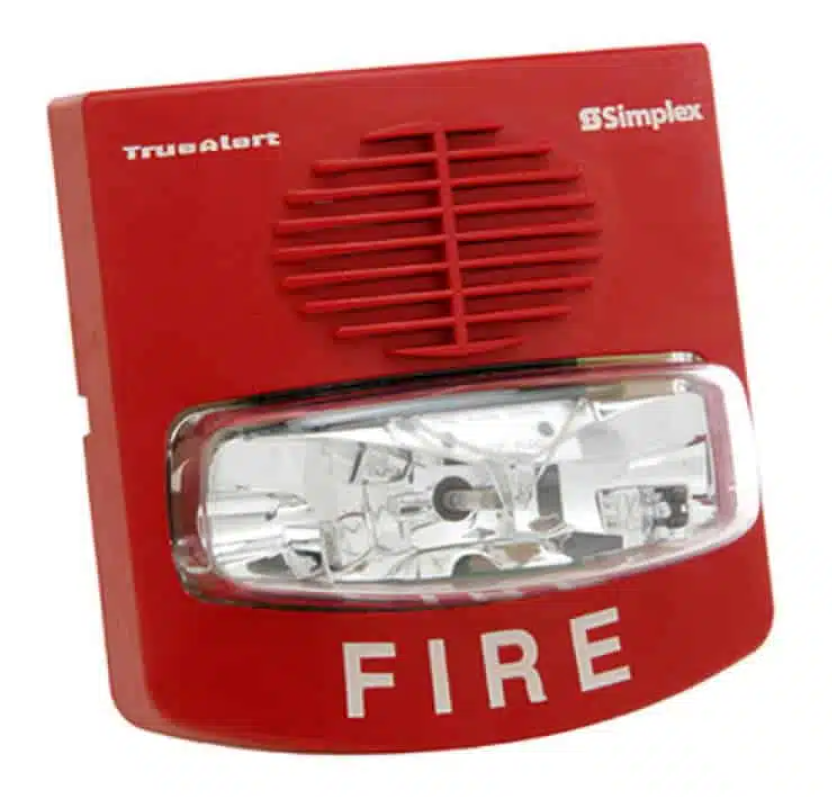 Sirena Estrobo Simplex 49AV-WRF TrueAlert ES de Pared: Alta Eficiencia y Seguridad