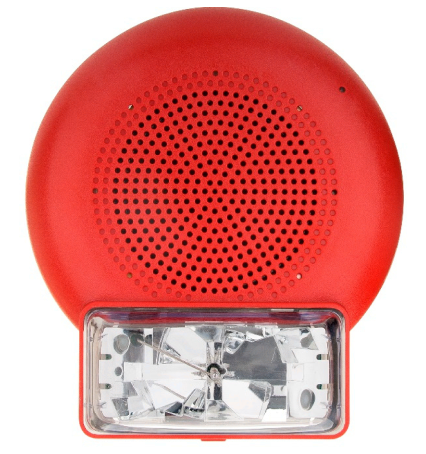 Simplex 49AVC-CRFIRE: Sirena con Estrobo Direccionable TrueAlert ES Roja