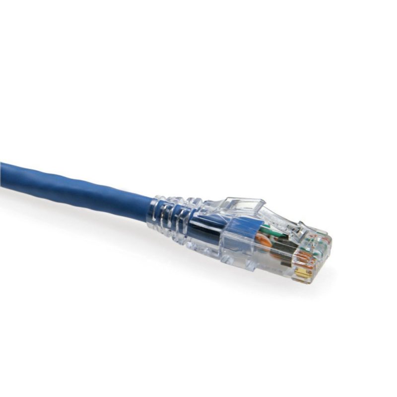 Patch cord cat 6 - 7 pies - azul. Soporta PoE hasta 100W