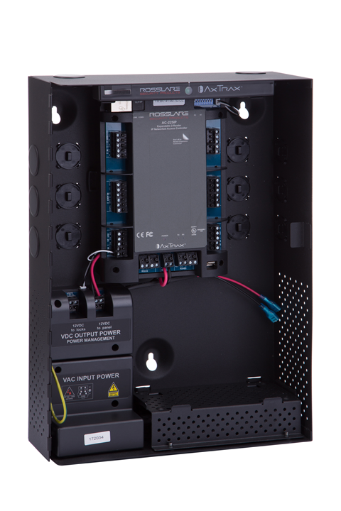 Rosslare AC-225IP-B | Panel de Control de Acceso en Red Expandible (2-4 Lectoras)