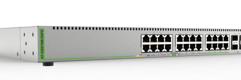 Conmutadores Gigabit Ethernet gestionados de la serie CentreCOM® GS970M