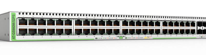 Conmutador Gigabit Edge gestionado CentreCOM® serie GS980M