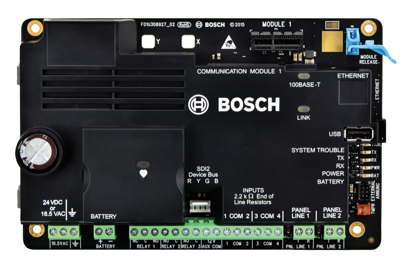 Comunicador Bosch B465: Transmisión IP y Celular para Paneles de Alarma