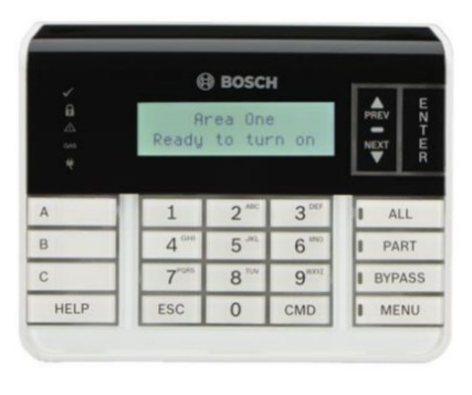 Teclado txt LCD con teclas función, SDI2