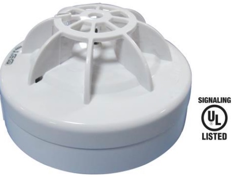 Detector de calor inteligente de aumento y temperatura fija