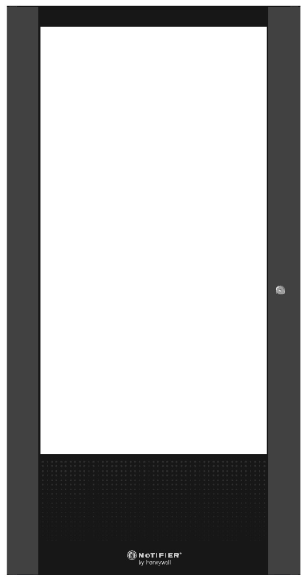 Puerta Notifier DR-D5: Puerta con Llave para Gabinetes CAB-5 Tamaño D