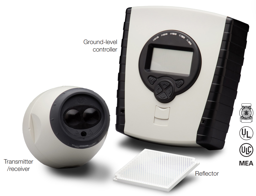 Detector de Humo por Haz Reflejado Autoalineable EDWARDS EC5000R