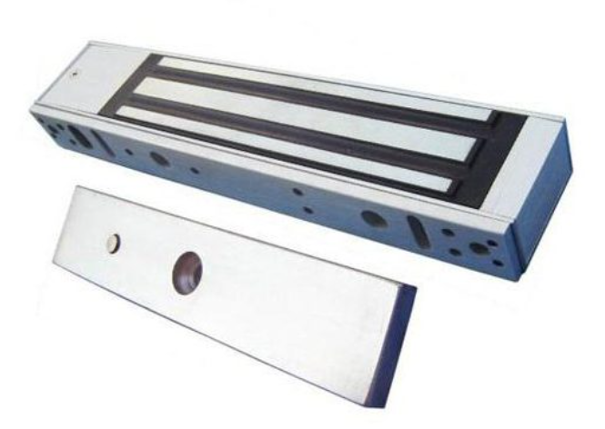Cerradura Magnética EI-500NT(LED) de 1200 Lb: Electroimán de Alta Seguridad 12V/24V