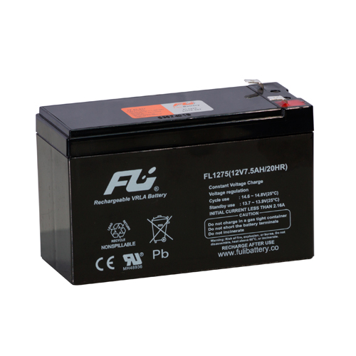 Batería Fuli Battery FL1275GS 12V 7.5Ah | VRLA AGM Sellada para UPS y Alarmas