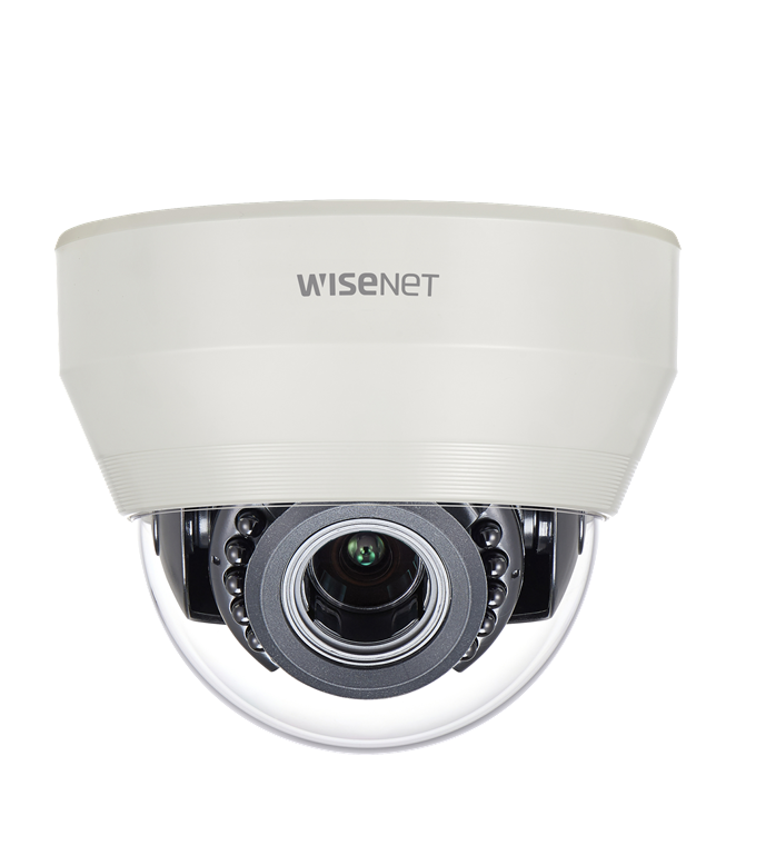 Cámara Domo Hanwha HCD-6070R: Domo Analógico HD 1080p con IR de 20m y Lente Varifocal