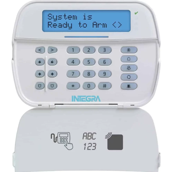 Teclado LCD DSC HS2LCDRF9 | Receptor Inalámbrico PowerG 128 Zonas