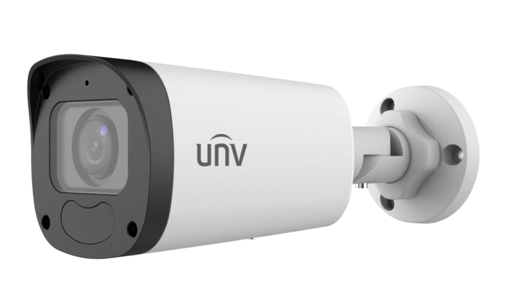 Cámara IP Bullet UNV 4MP: Varifocal, IR 50m y Protección IK10