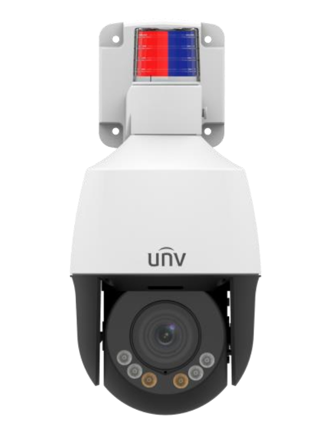 Mini PTZ UNV 5MP: Disuasión Activa, LightHunter y Audio Bidireccional
