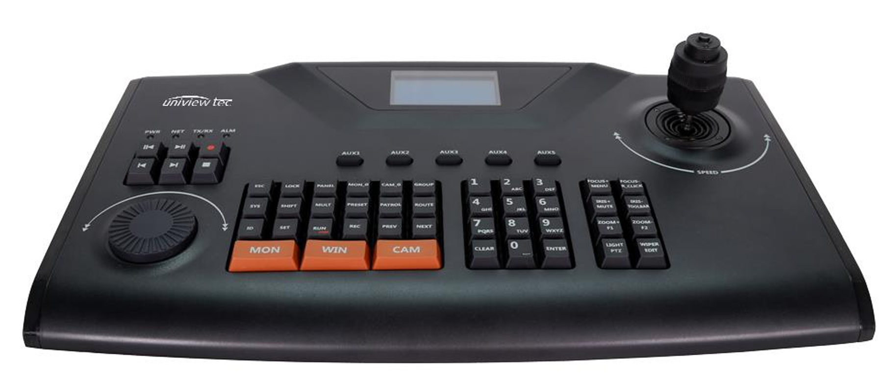 Teclado de Red UNV KB-1100: Control PTZ de Precisión con Joystick 4D