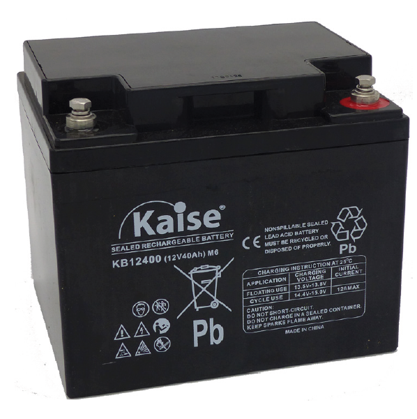 Batería Kaise KB12400 | 12V 40Ah Tecnología AGM VRLA