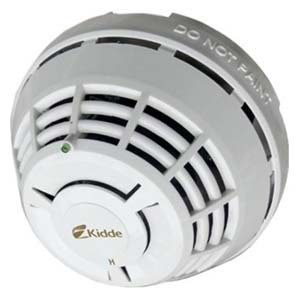 Detector de incendio inteligente de temperatura fija o de aumento, según programación.