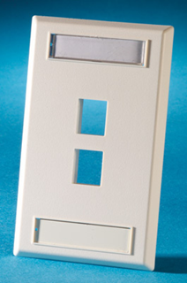 Faceplate Keystone Legrand - Placas para Jacks RJ45 y Multimedia