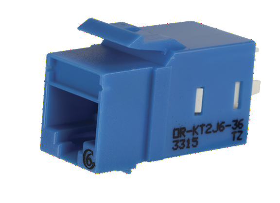 Jack Keystone Cat6 Azul Legrand Ortronics - Calidad y Facilidad de Instalación