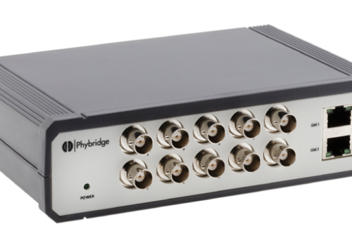 Switch Coaxial NVT Phybridge EC10 | Red IP de Alta Velocidad y PoE+