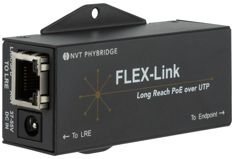 NVT Phybridge FLEX-Base | Extensor PoE de Largo Alcance (610m) sobre UTP