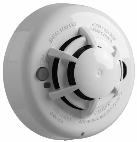 Detector Inalámbrico de Humo y Calor PowerG DSC PG9936 | Alarma 85dB