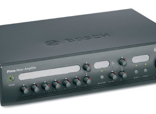 Amplificador Mezclador Plena Bosch PLE-2MA120-US de 120W y 2 Zonas