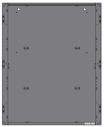 Caja Posterior Notifier SBB-B5: Gabinete de Acero Serie CAB-5 para Paneles FACP