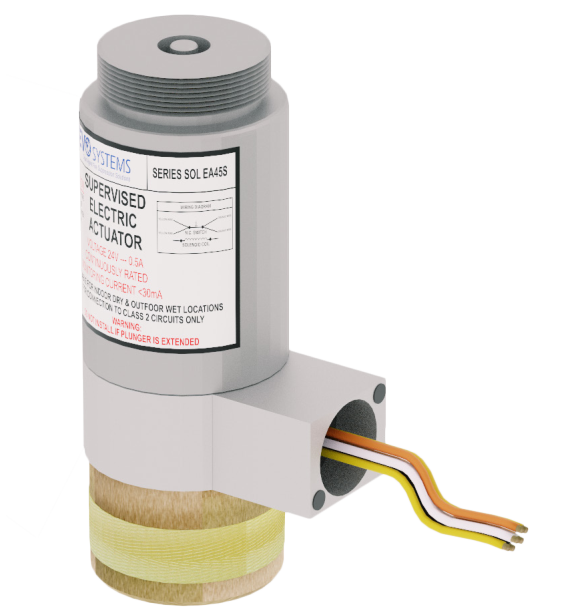 Actuador Eléctrico SEVO SOL-EA45S con Interruptor de Supervisión para Incendios