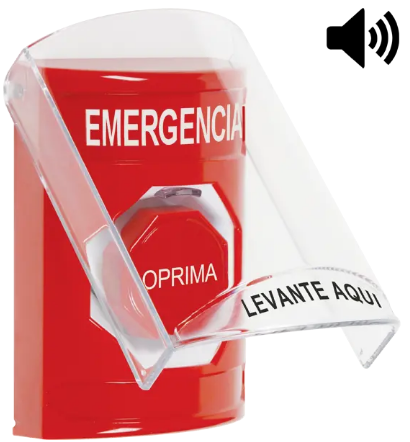 STI SS20A2EM-ES | Botón de Emergencia Tipo Hongo con Enclavamiento y Llave