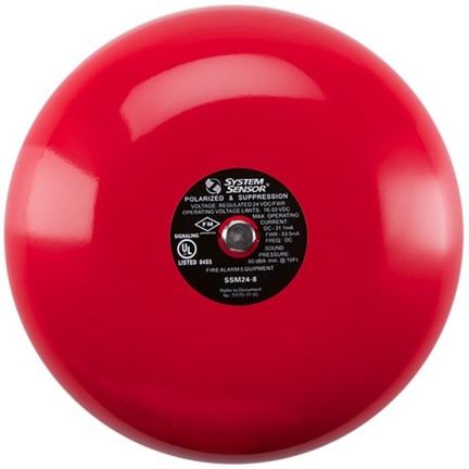 System Sensor Serie SSM | Campanas de Alarma de 24V para Incendio y Robo