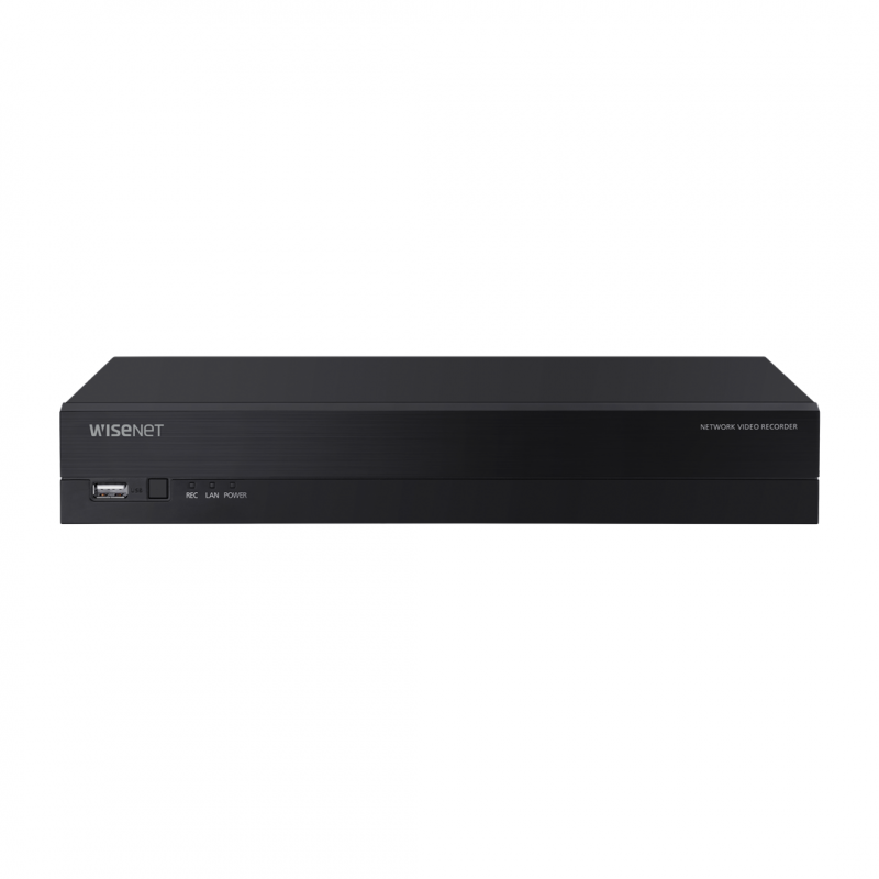 Grabador NVR Hanwha XRN-420S: 4 Canales, 8MP y 4 Puertos PoE